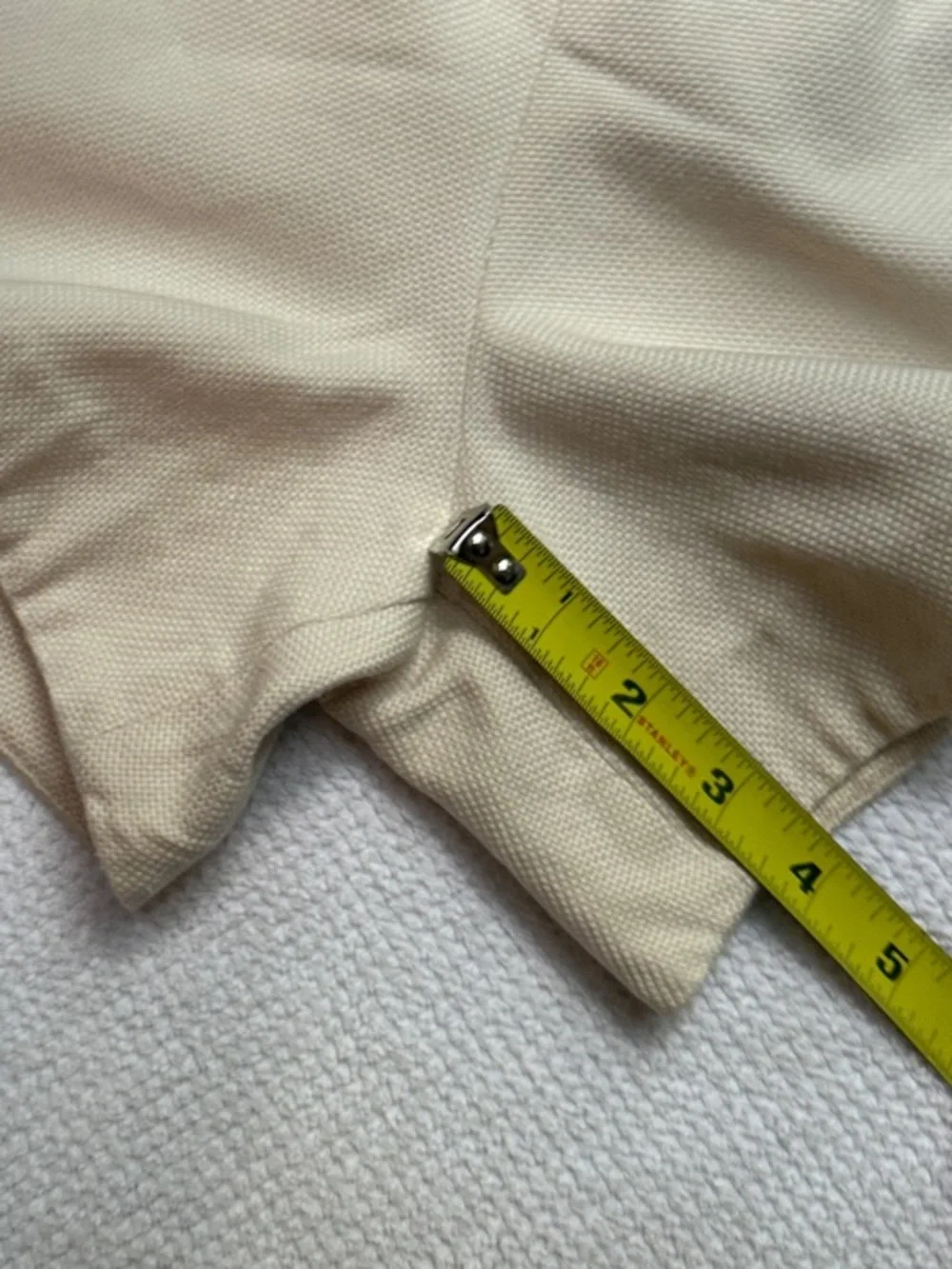Aritzia Cream Athletic Shorts
